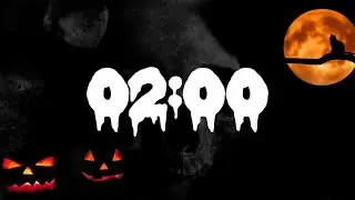 2 Minute Halloween Timer With Scary Sounds And Screaming Alarm