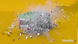 Advanced RBD Constraint for Building Destruction in Houdini