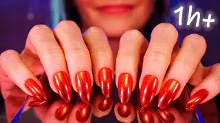 ASMR Tapping Sleepy Tingles (No Talking)🥰 Cork, Wood, Plastic, Tin, Glass, Vinyl Tapping for Sleep 💖