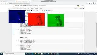 How to draw RGB color Channels of an image( two methods)