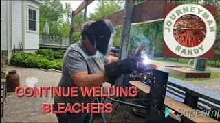 CONTINUE WELDING THE BLEACHERS