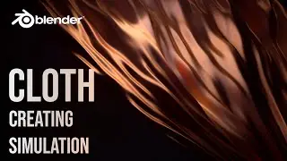 Ткань в Blender (Создание и симуляция) / Cloth in Blender (Creation and simulation)