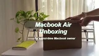 Macbook Air M1 Unboxing (First Time Mac User) #M1 #MacbookAir #unboxing