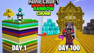 I SURVIVED 100 Days in RANDOM LAYERS ONLY CHUNK 😱 Minecraft Hardcore