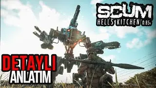 SCUM v0.85 GÜNCELLEMESİNİ DETAYLI ANLATTIM (DLC VE HASARLAR DAHİL) - SON KLAVYE