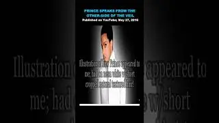 Prince From Beyond the Veil #fypシ゚viral #princemusic #vault #spirit #spirituality #prince #fan