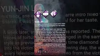 (602) Yun-Jin Lee DBD character intro. Part Two 