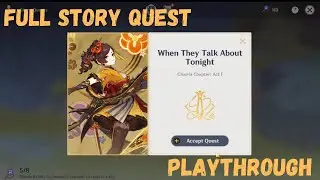 Full Chiori Story Quest Genshin Impact Lumine Version | Cisoria Chapter Act 1