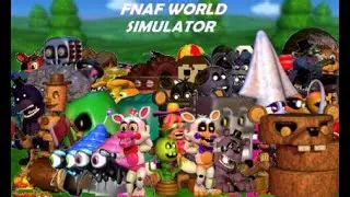 Fnaf World Simulator|Episode 4.5|Rainbow land is literally hell