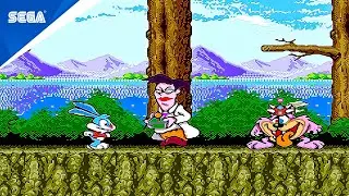 Tiny Toon Adventures: Buster's Hidden Treasure Gameplay HD (Sega Genesis)