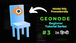 Blender Geometry Nodes Hindi Beginner tutorial Series #3