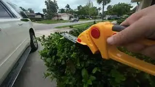 SCHTUMPA 2-in-1 Cordless Grass Shear, 24V Mini Hedge Trimmer