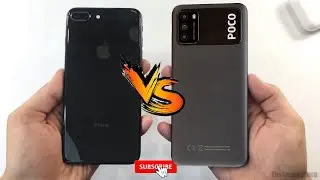 POCO M3 vs iPhone 8 Plus | Speed Test, Camera Comparison, Antutu