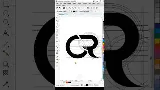 Letter ORB Modern Logo Design in Coreldraw #shortvideo #short
