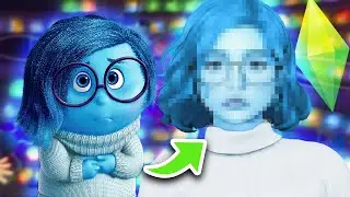 fiz a TRISTEZA do DIVERTIDA MENTE no The Sims 4