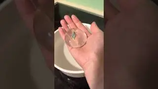A very demure water balloon 🪼#oddlysatisfying #diy #satisfying #viral #hazbinhotel #lucifer