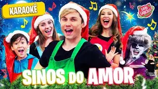 SINOS DO AMOR 🎅🔔 Gato Galactico | KARAOKÊ de Natal