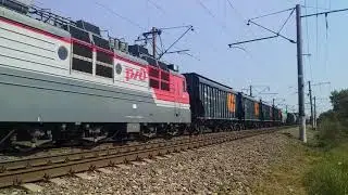 Электровоз ВЛ80С 2081 и толкач ВЛ80Т 800