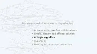 Robert Sedgewick - Bit array based alternatives to HyperLogLog (AofA 2024)