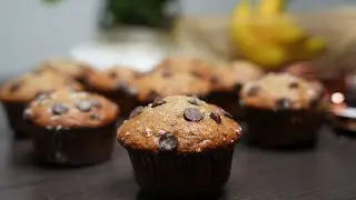 Banana Chocolate Chip Muffin🍌🍫🧁