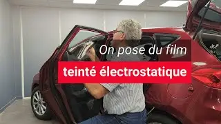 Tutoriel de pose d'un kit vitres teintées électrostatique auto