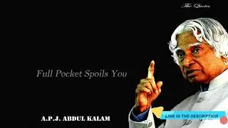"EMPTY POCKET TEACHES YOU... " DR. A.P.J. ABDUL KALAM❤QUOTES ABOUT LIFE STRUGGLE❤@QUOTES#shorts