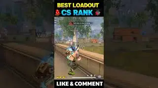 BEST LOADOUT IN CS RANK 🔥 || LOADOUT IN FREE FIRE 😯 