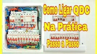 LIGAÇÃO DE QDC NA PRÁTICA. DIRETO DA OBRA. Passo a Passo