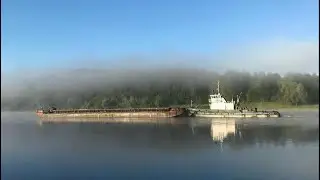 Теплоход в густом тумане