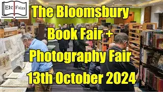 Book Hunting at - The Bloomsbury Book Fair + Photography Fair - 13th October 2024