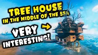 Tree House in the Middle of the Sea | How is it done? | Valheim