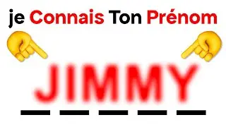 CETTE VIDÉO VA DEVINER TON NOM