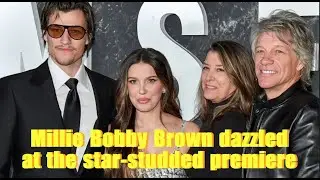 Millie Bobby Brown dazzled at the Netflix film star-studded premiere of Damsel with Jake Bongiovi