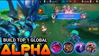 Alpha One Shot Build Mobile Legends | Alpha MLBB 2024 | Alpha Savage | Alpha Jungle Best Build |