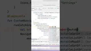 Create bottom navigation in compose ui 