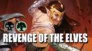 I Made a Golgari Elf Deck in Historic Brawl // Magic: the Gathering Arena