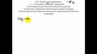 Тесты по химии. Дегидрирование. А33 ЦТ 2007