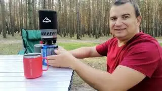 Провели выходные на природе.