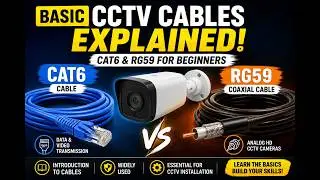 Basic Cables For AHD CCTV Camera Installation