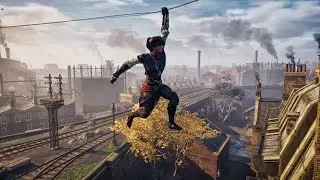 Assassin's Creed Syndicate - PARKOUR & Rope Launcher GAMEPLAY