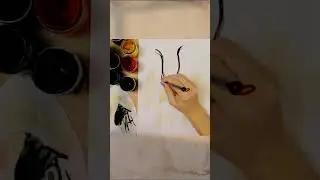 Журавли в китайской технике 
