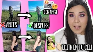 COMO EDITAR INCREIBLE tus FOTOS para INSTAGRAM! con APPS y SUPER FACIL! | Sarai♥