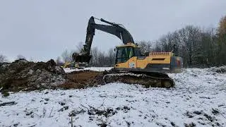 S19 MP-D 27.11-3.12.2023 rozdrabnianianie materiału drzewnego, roboty ziemne, odwiert geologiczny