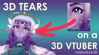 Add 3D particle tears to your 3D VTuber using Unity and VSeeFace