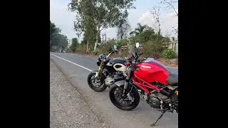 Ducati Monster 796 & BMW R9T | Saputara trails
