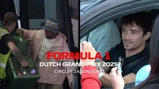 F1 Drivers Arriving in Private Jets For The 2025 Dutch Grand Prix (4K)