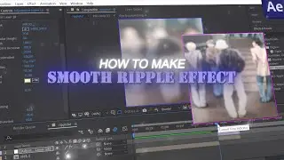 How To Make Smooth Ripple Effect | After Effects Tutorial