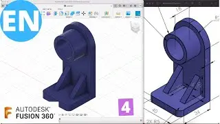 Fusion 360 | Tutorial for Beginners | Exercise 4