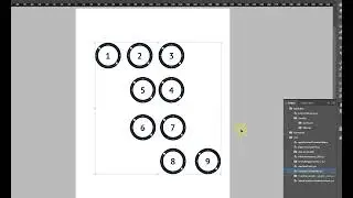 Номера в текстовых блоках InDesign