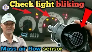 Mass air flow sensor problem, check light blinking Mahindra zylo
